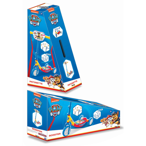Trottinette 3 roues Pat'Patrouille