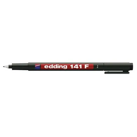 edding 141 Folienschreiber, F, schwarz, permanent, 0.6mm