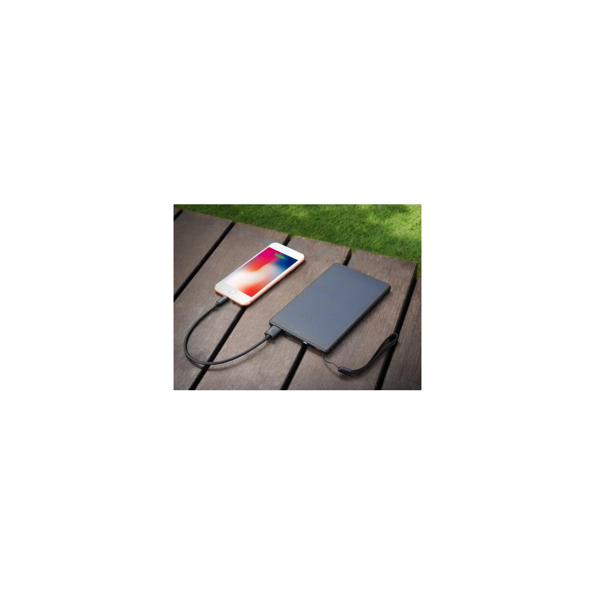 10 000 mAh Urban Solar PowerBank, svart