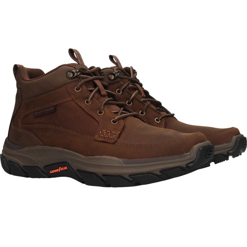Skechers Relaxed Fit Respected Boswell Wandelschoenen Bruin Heren