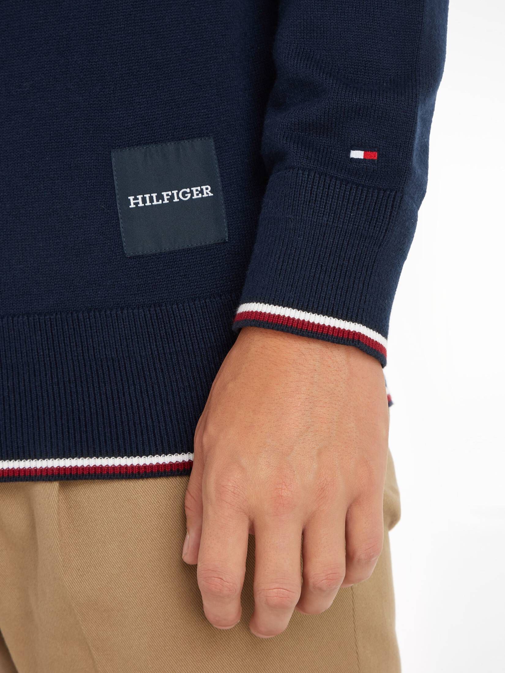 Tommy Hilfiger| Herren Pullover mit Seide