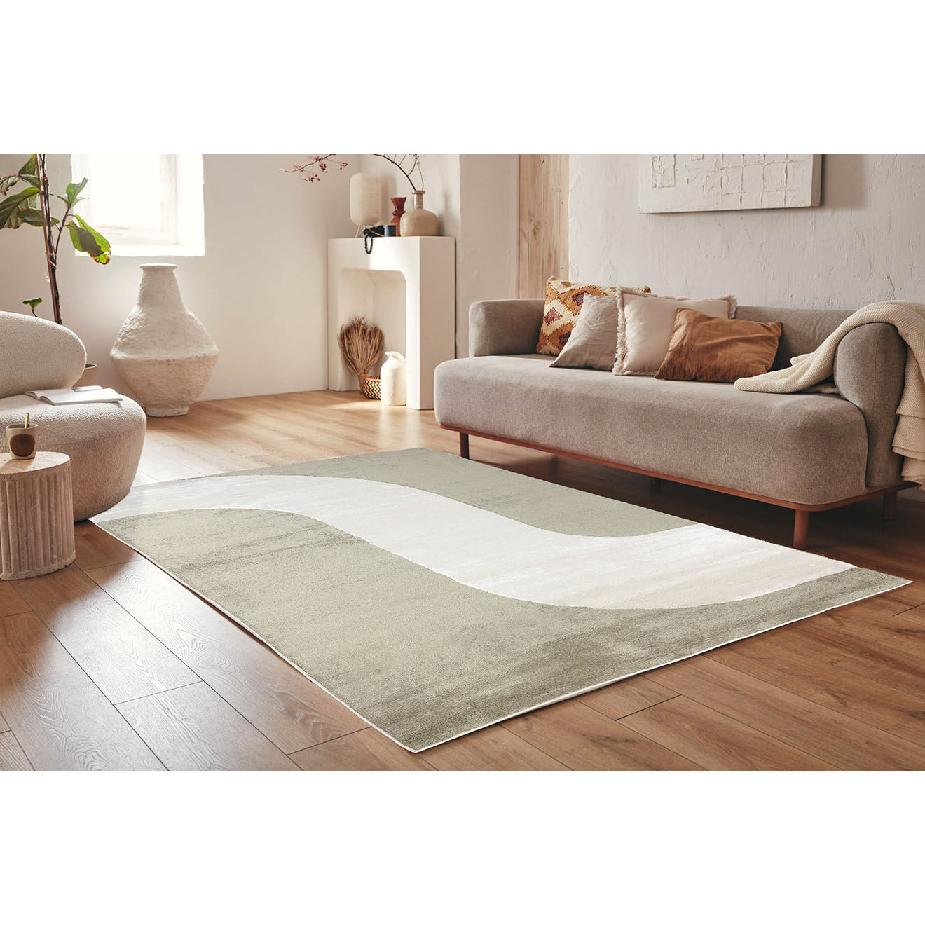 Nazar Rugs Tapis Nely 794 vert - 160x230 cm