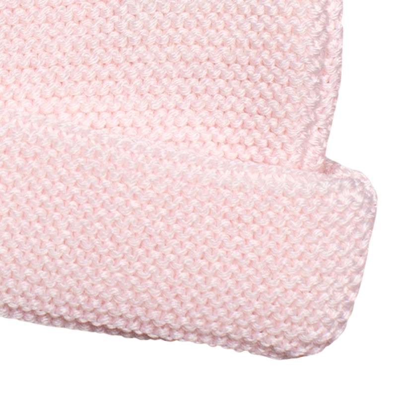 Mütze Merinowolle rosa