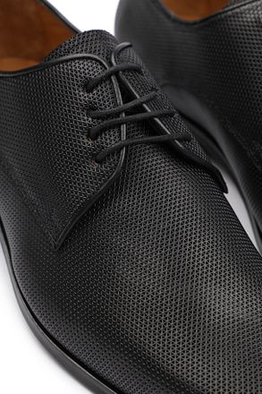 Melik Schoen Derby Wannio Zwart 7674-01-352 BLK kopen