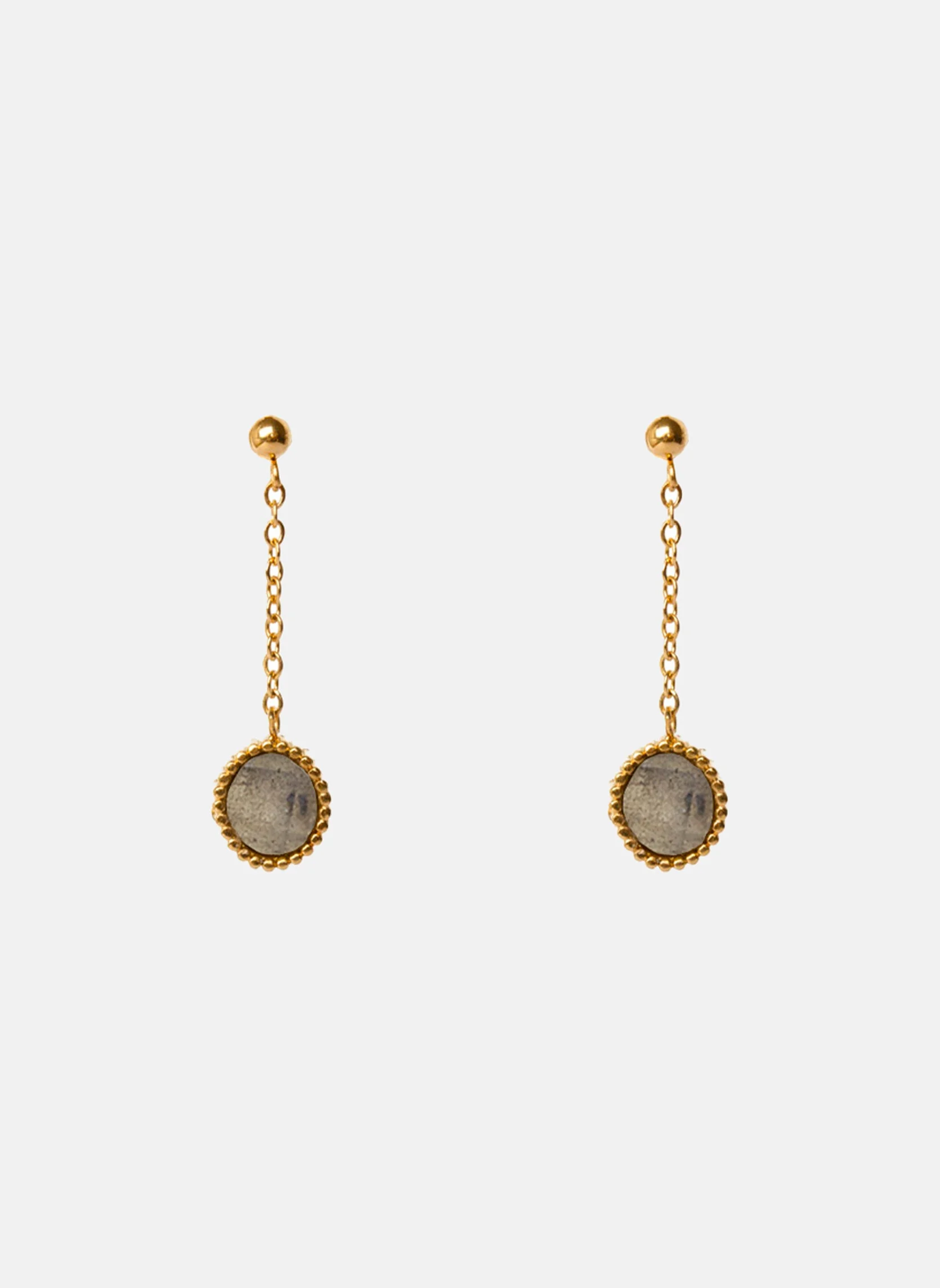 HEBE - Boucles d'oreilles pendantes hebe | Gris