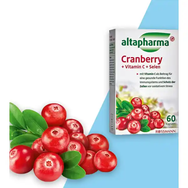 Cranberry + Vitamin C + Selen Kapseln