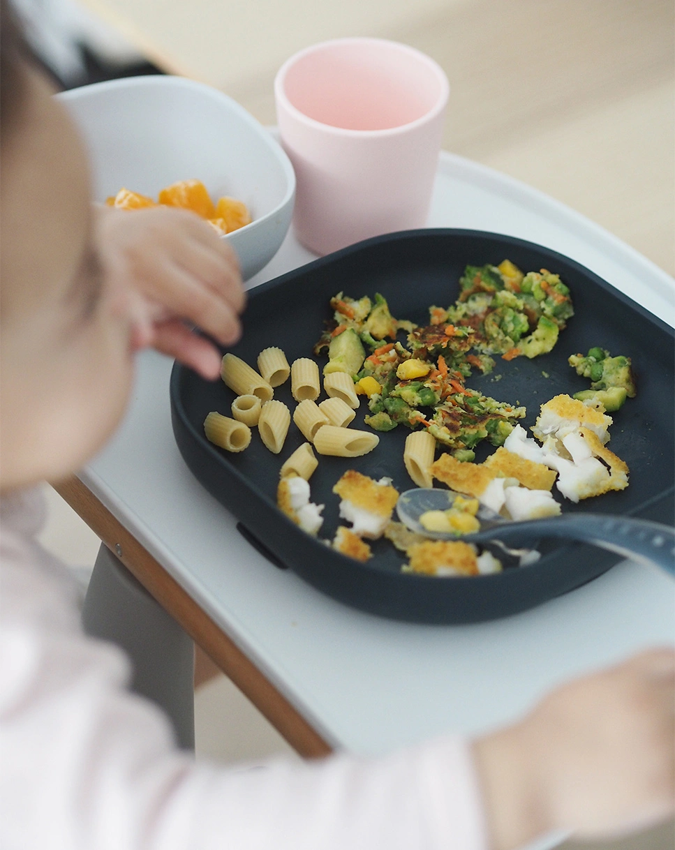 Silikon-Geschirrset BIG MEAL 4-teilig in nightblue