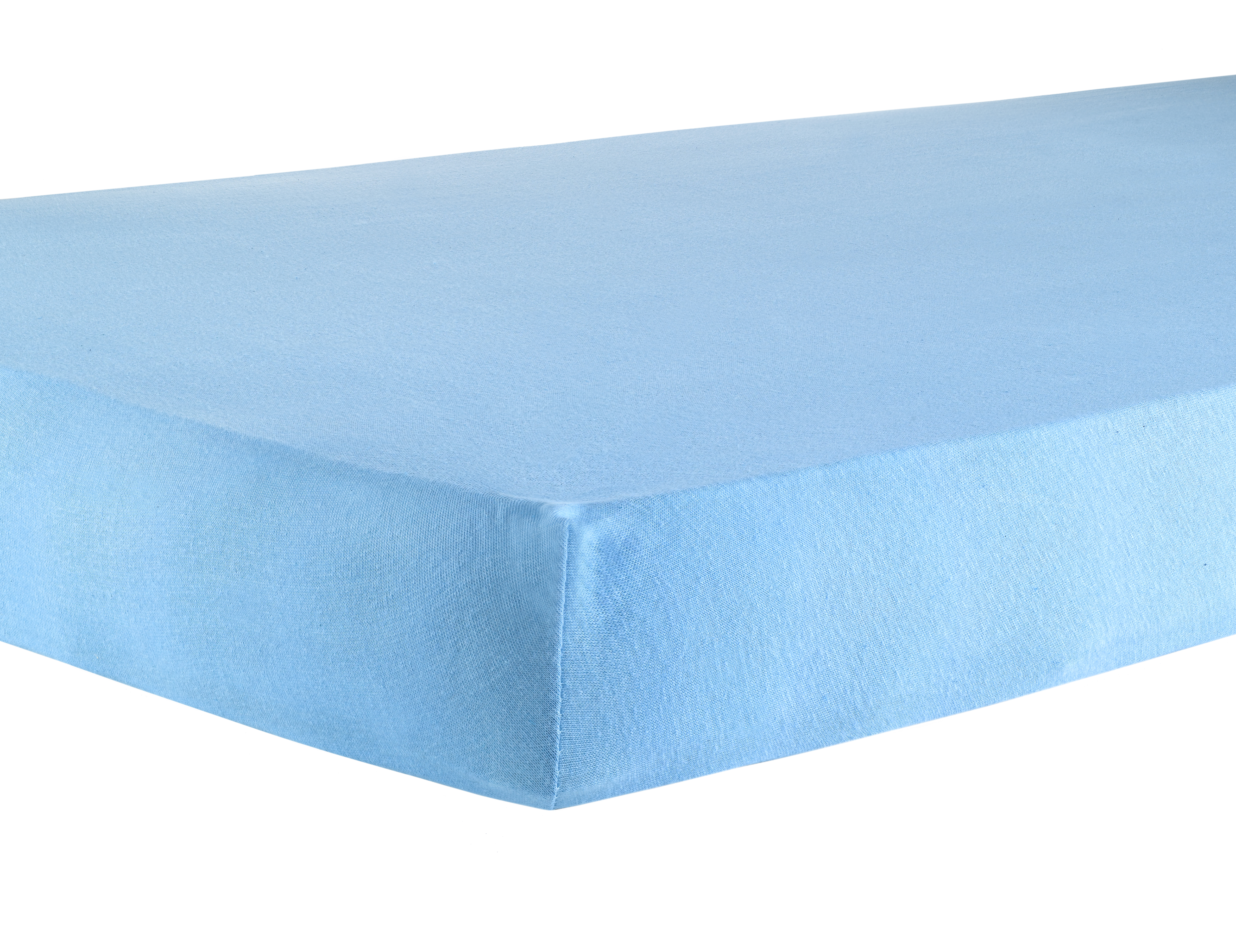 Kinder-Jersey-Bettlaken - blau - 70x140 cm