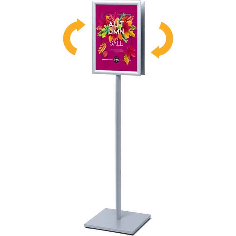 Porte affiche sur pied Catching Pole cadre aluminium