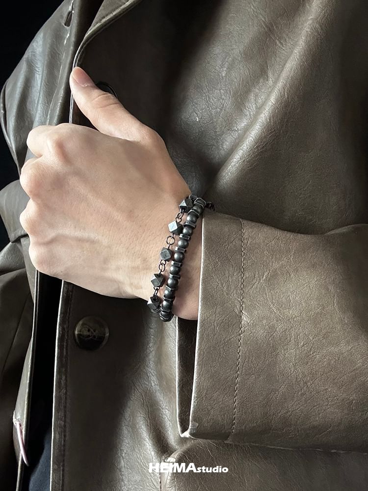 Kopesh - Kralenarmband / Kubusarmband
