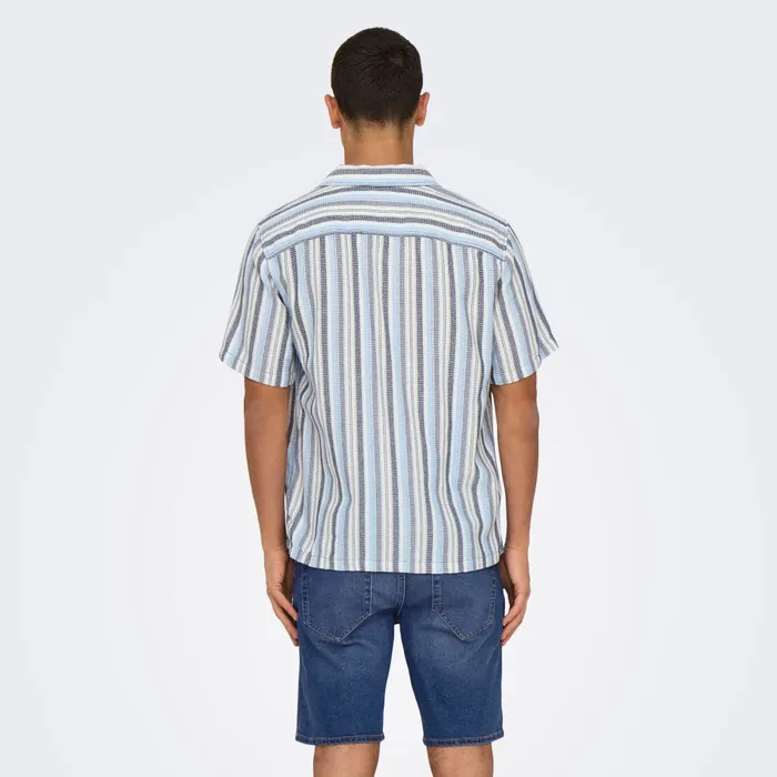 Only & Sons Trev Life Stripe Overhemd Heren