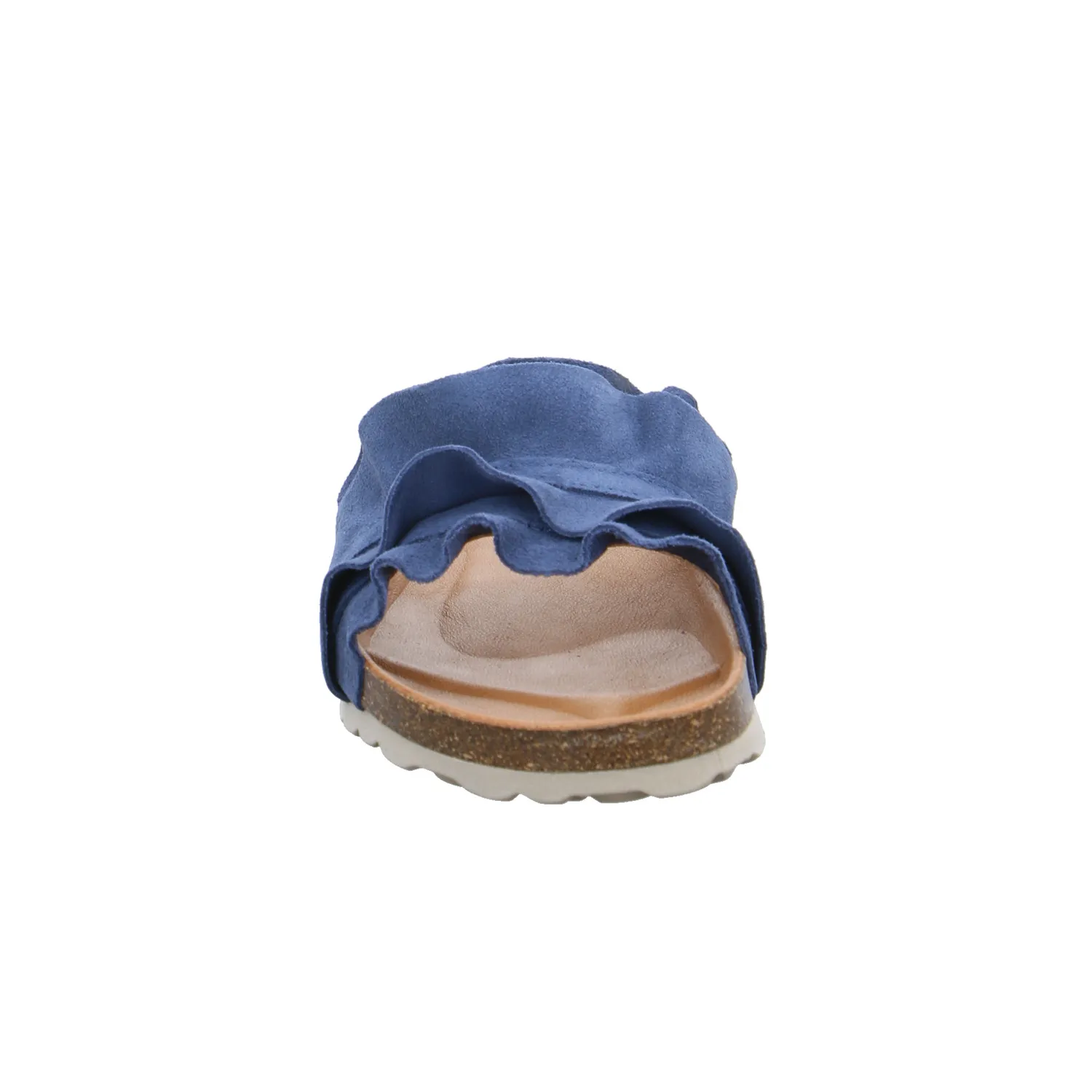 VERBENAS Bio-Fussbett Blau Leder