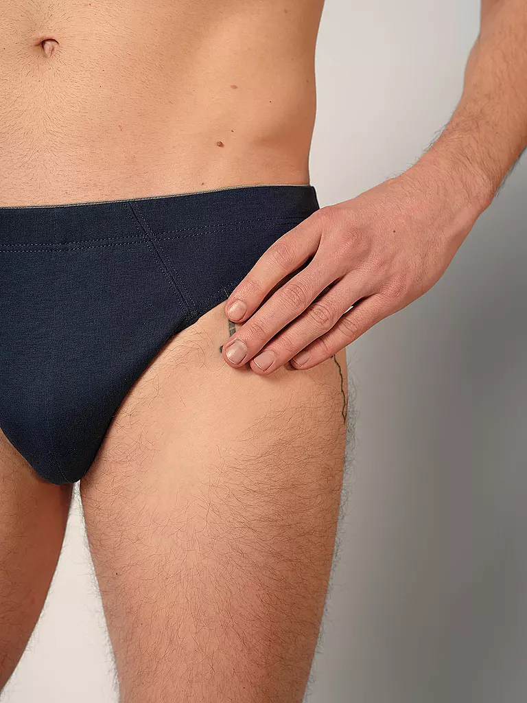 HUBER Brasil Slip 3er Pkg. blue black selection  blau
