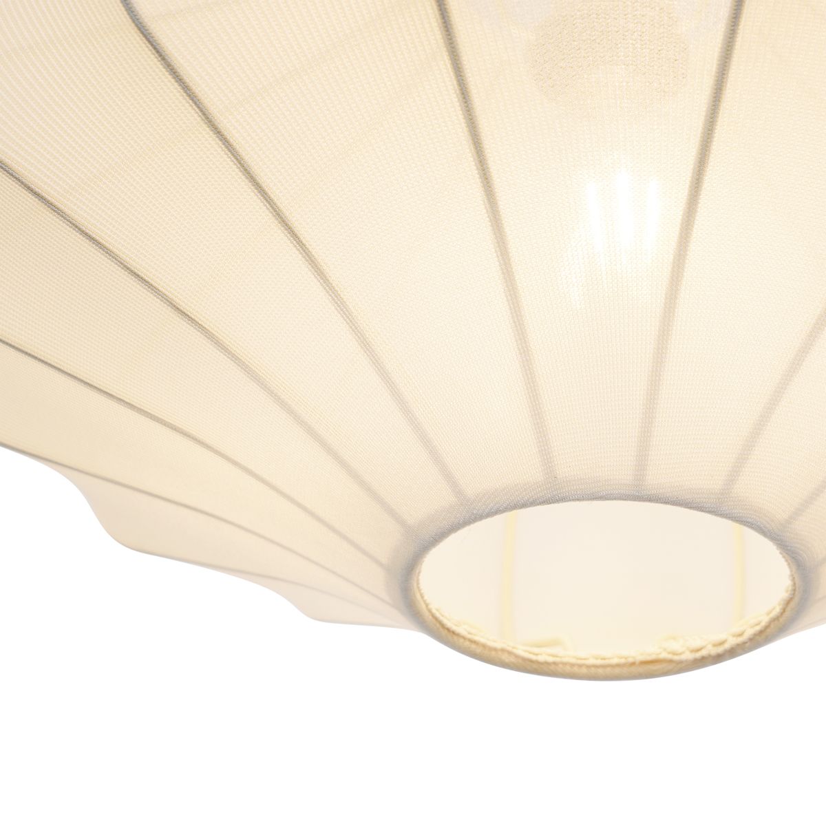 Japandi hanglamp beige 50cm 3-lichts - Plu