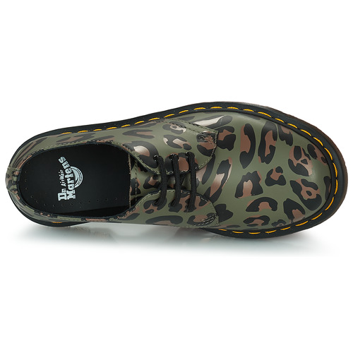 Dr. Martens - 1461 SMOOTH DISTORTED LEOPARD - Kaki