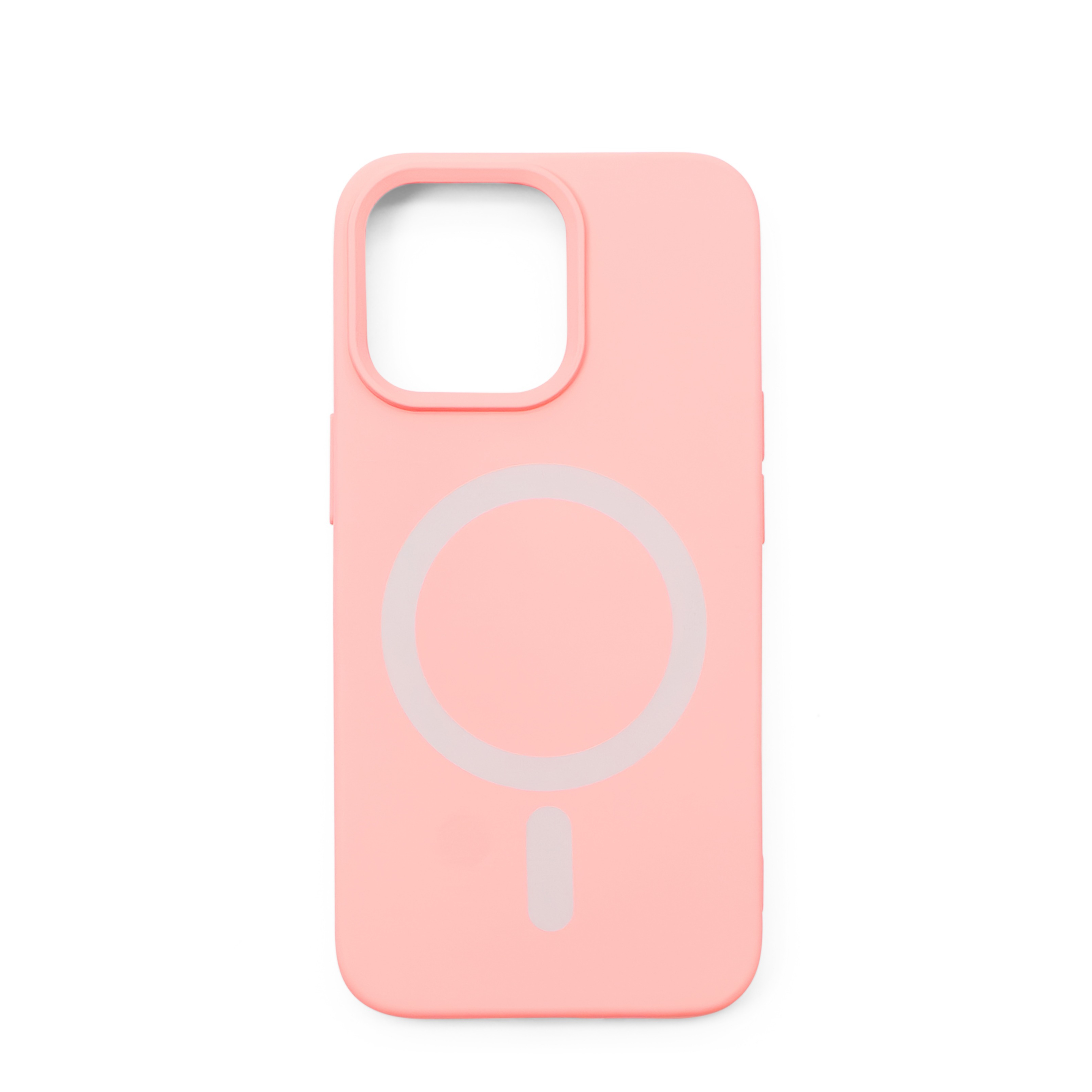 iPhone 13 Pro MagSafe Silikon Case Hülle - Rosa