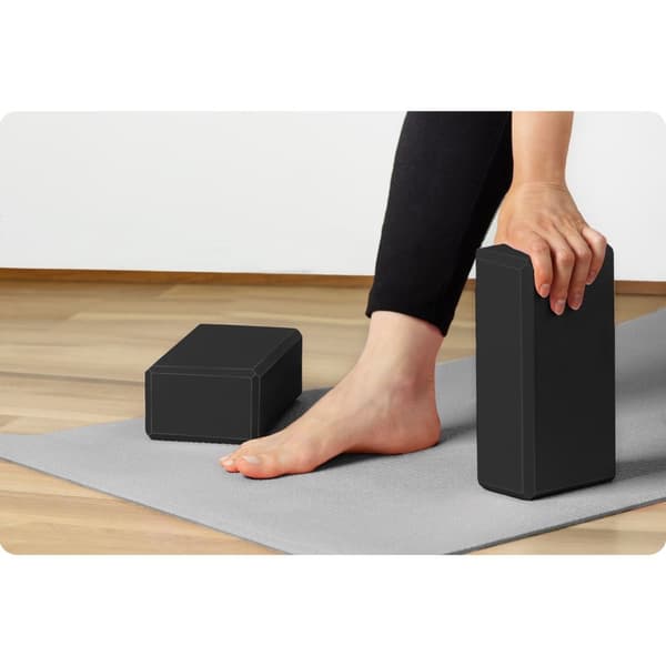 Skum yoga blokk - sett med 2 stk NS-962 sort