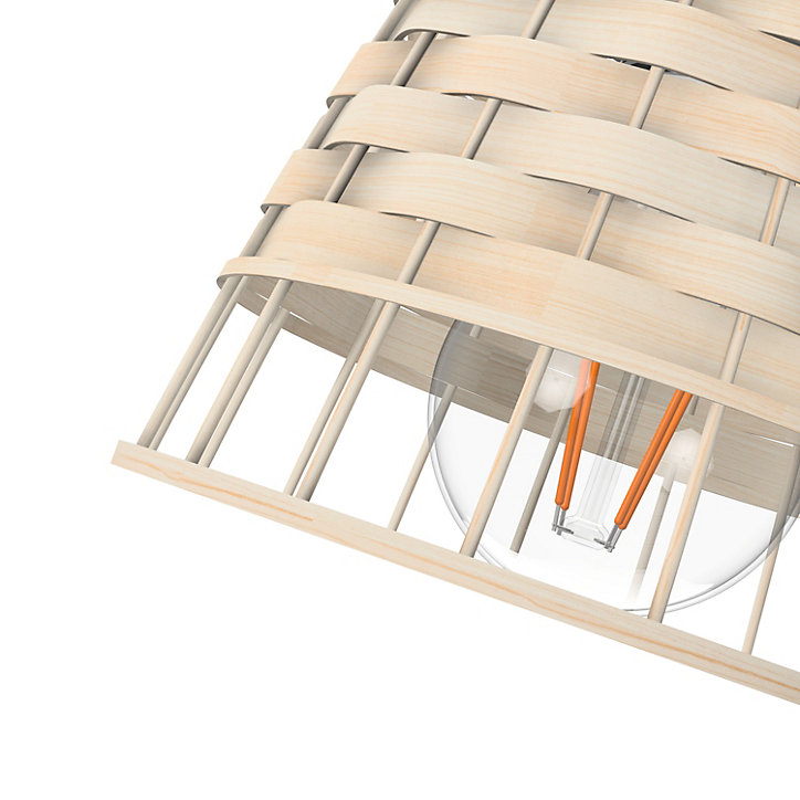 Suspension Bambou Umston Dunalux IP20 E27 40W Ø25 x H.110cm