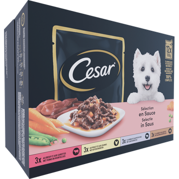 Cesar Selectie in Saus 12 x 100 g