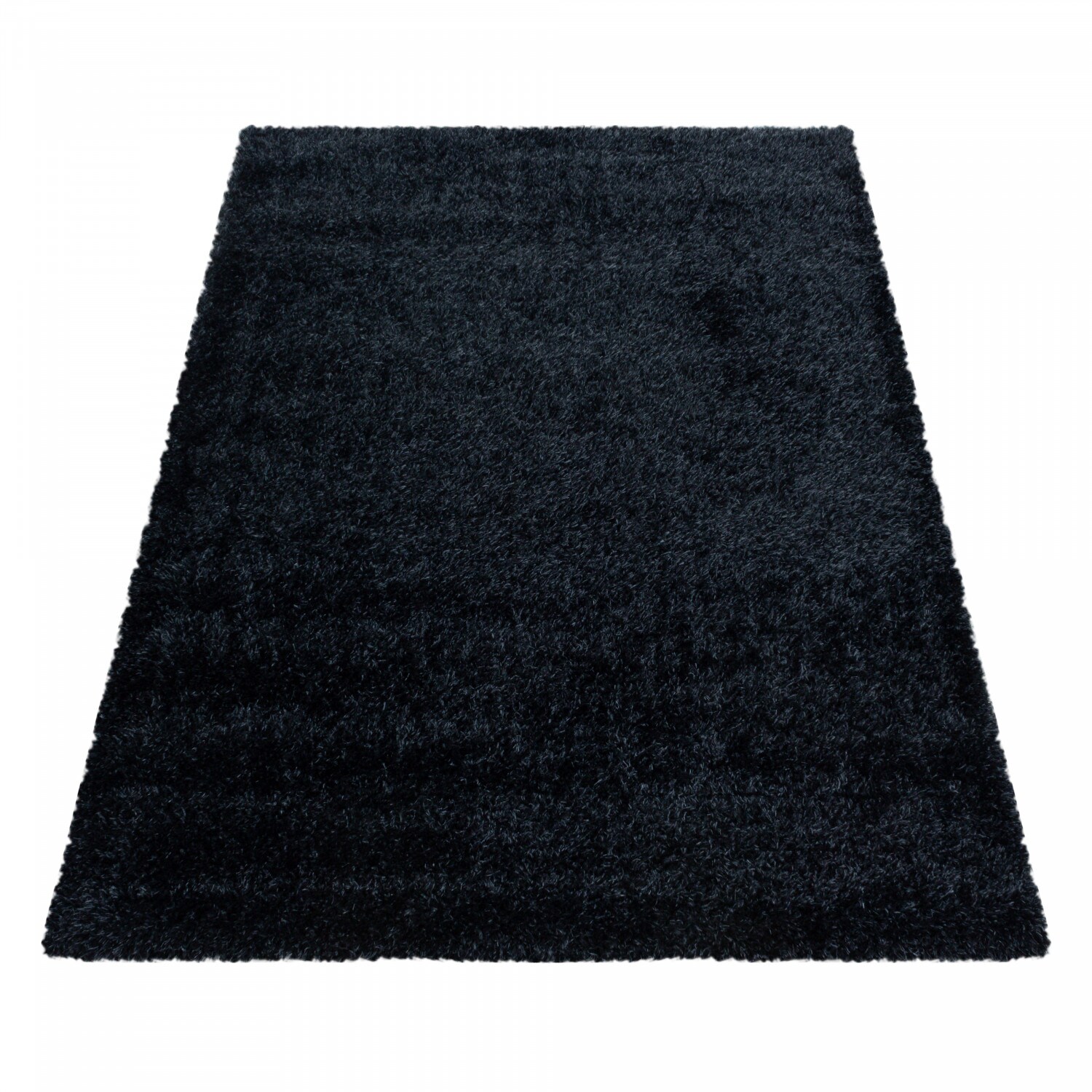 Einfarbig Hochflor Teppich, Flauschiger Langflor Shaggy Teppich, Rechteckig