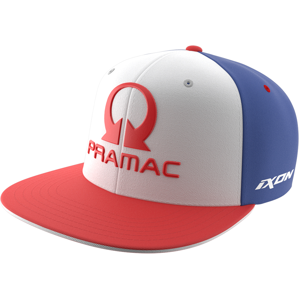 Ixon - Casquette Flat Pramac 22 Bleu / Blanc / Rouge