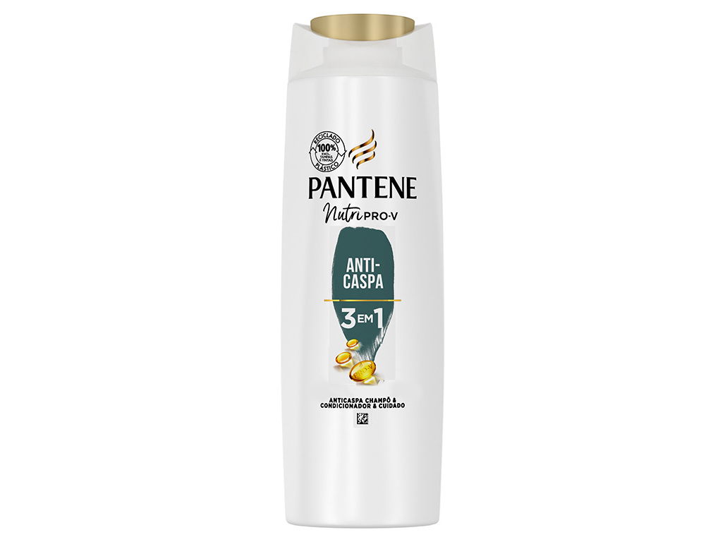 CHAMPÔ PANTENE 3 EM 1 ANTICASPA 300ML