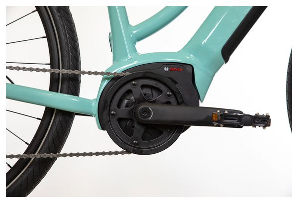 Vélo Fitness Électrique Bicyklet Béatrice Shimano Altus 9V 500 Wh 700 mm Bleu