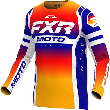 Maillot cross FXR REVO PRO 2023 - Orange / Bleu