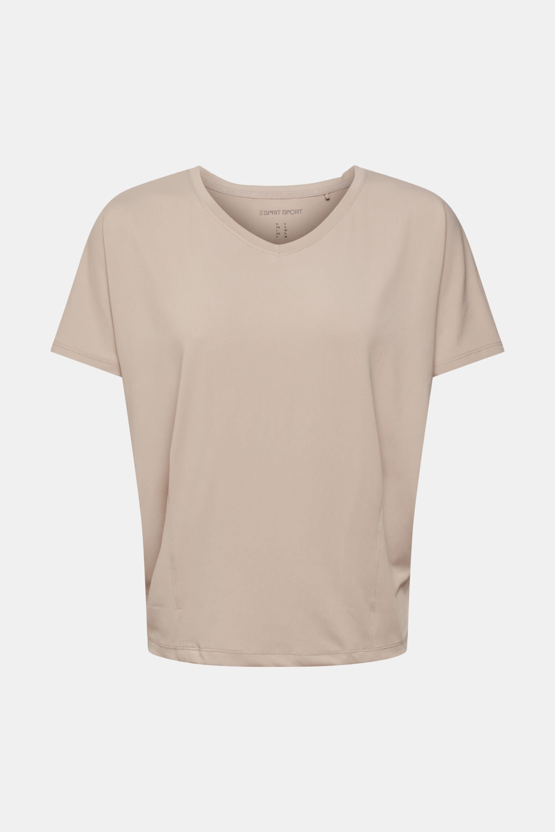 T-shirt de sport à encolure en V doté de la technologie E-DRY