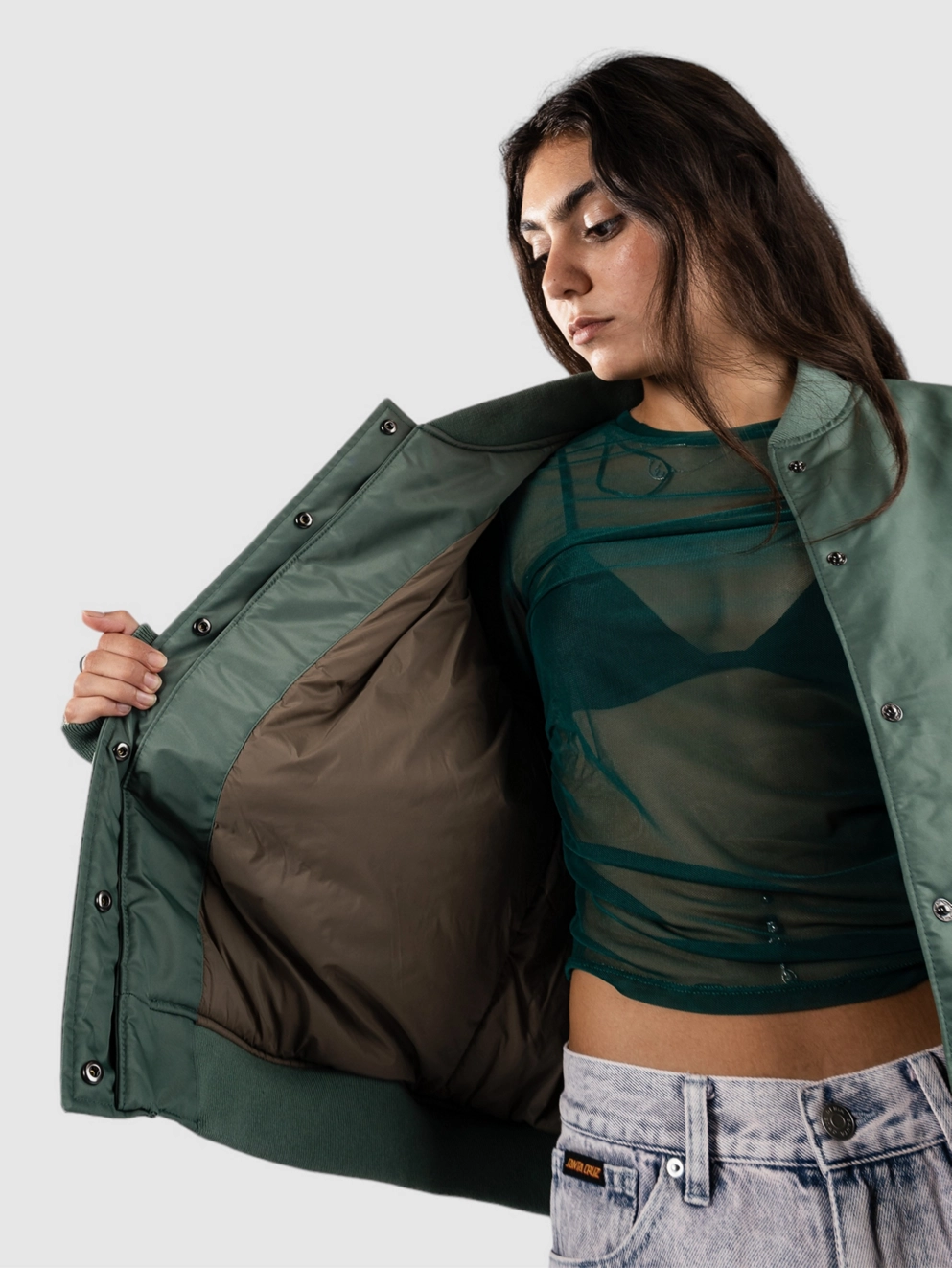 Vans Bennett Bomber Jacket dark forest