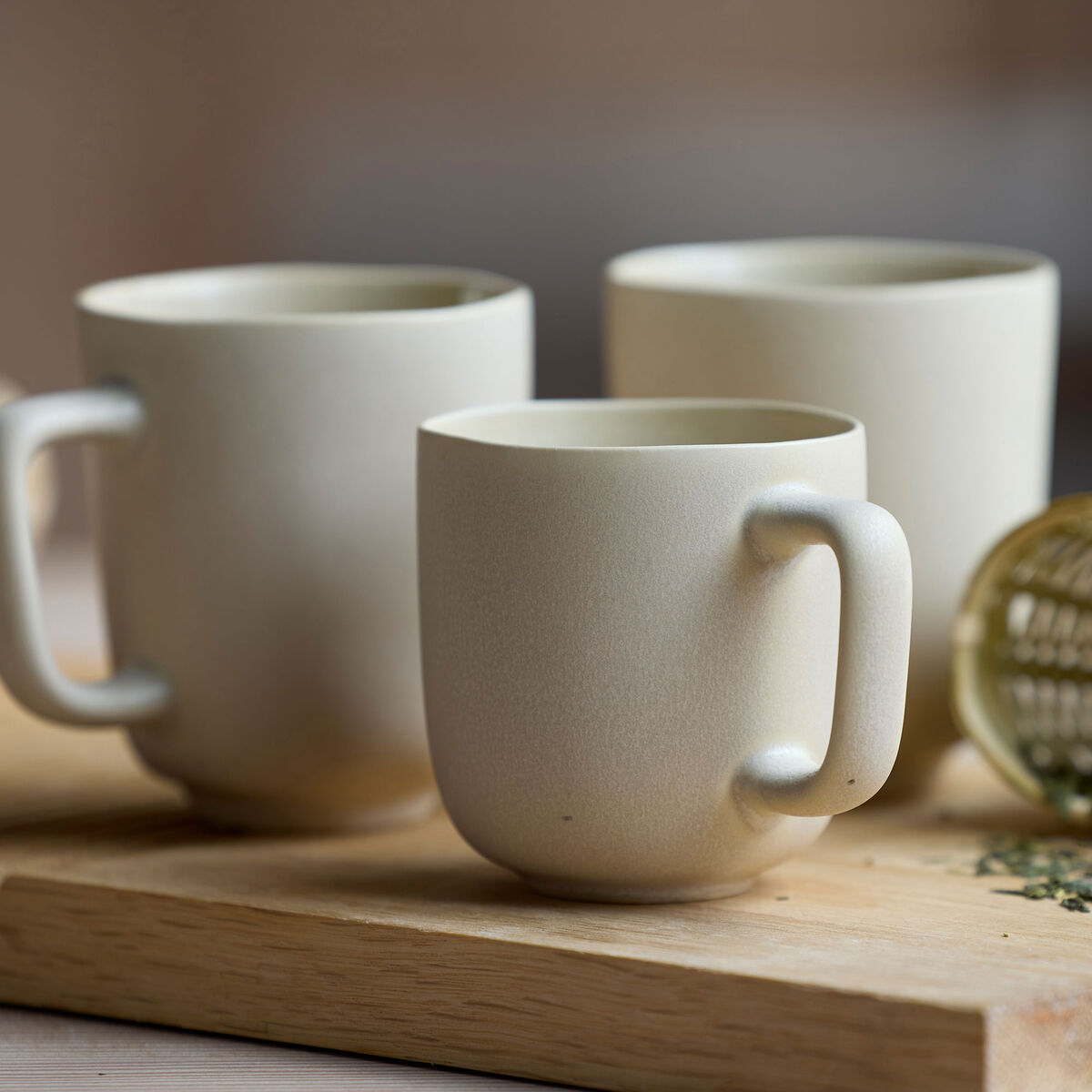 Villa Collection Shoku kopp med hank 33 cl, soft beige