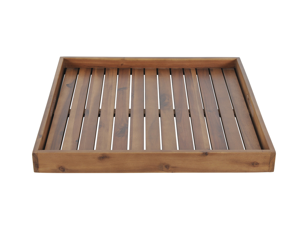 Outdoor Feelings 60 x 60 acacia dienblad