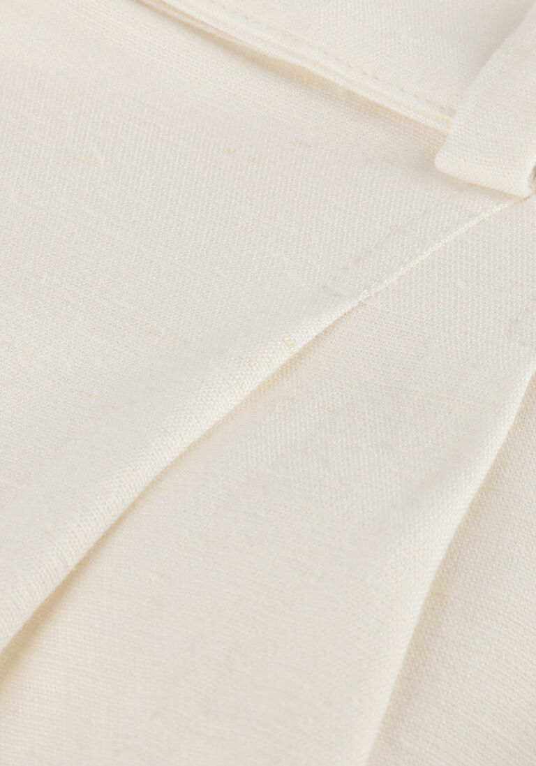 witte second female wijde broek lino troussers