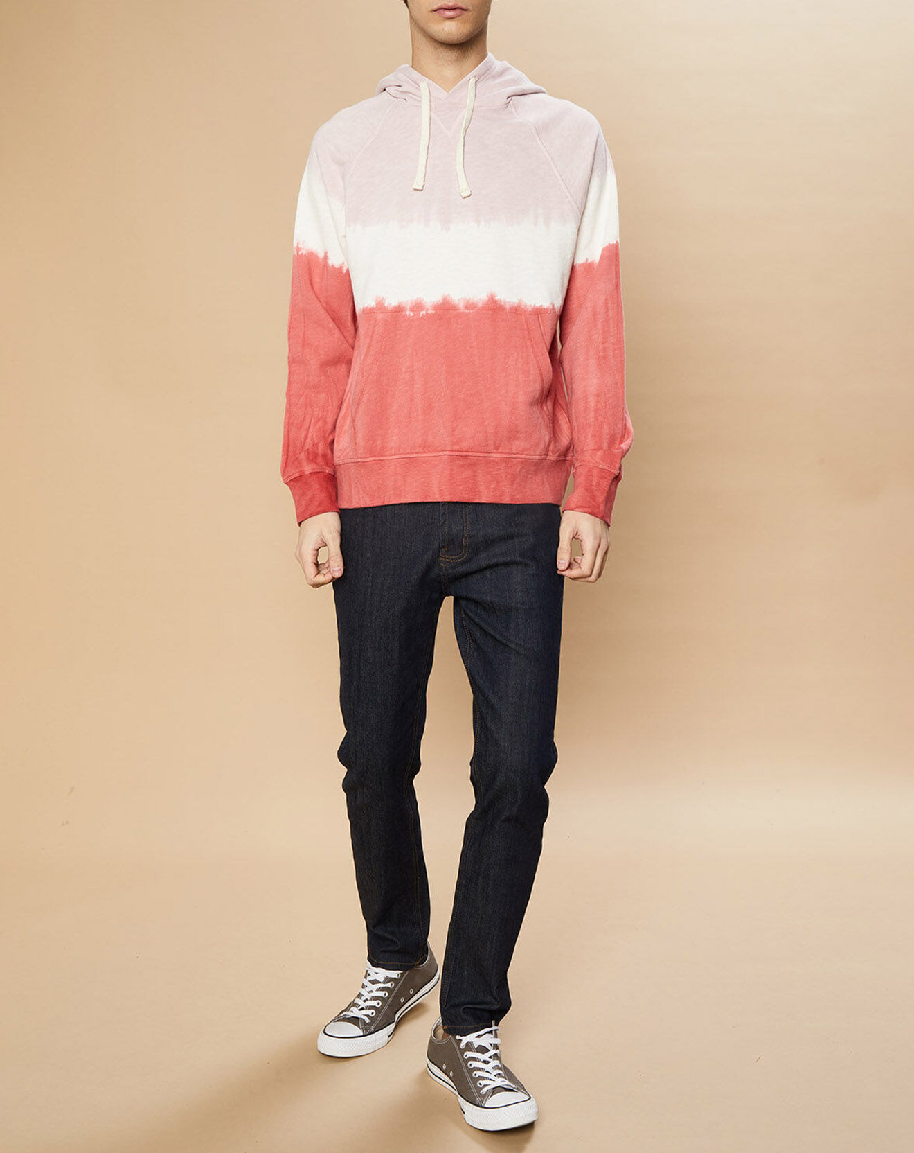 Hartford Sweat à capuche Light faded rose/brick