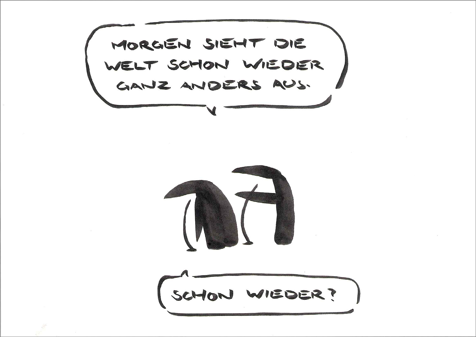 Postkarte 'Schon wieder' günstig bestellen