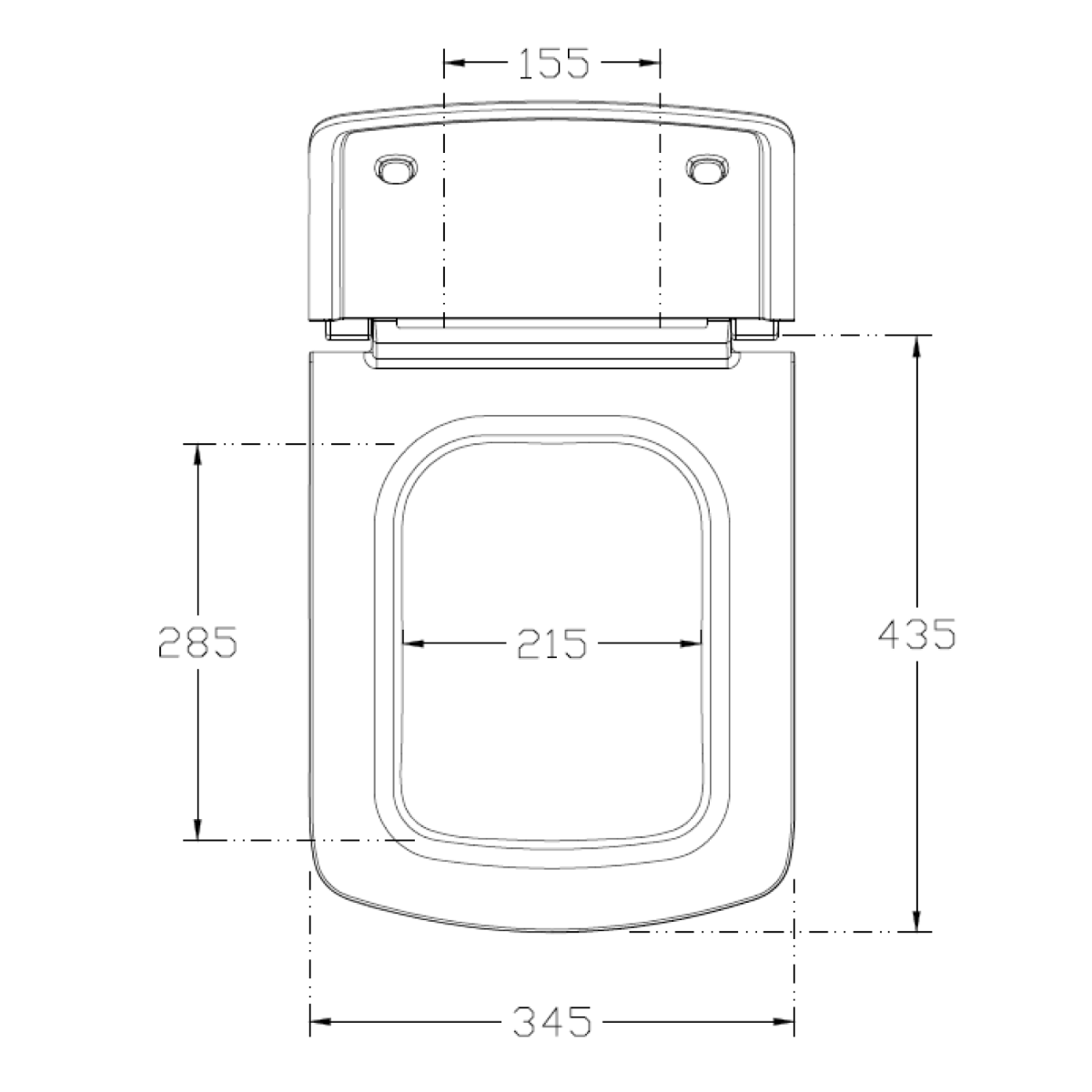 Isvea Purita toiletzitting softclose wit glans