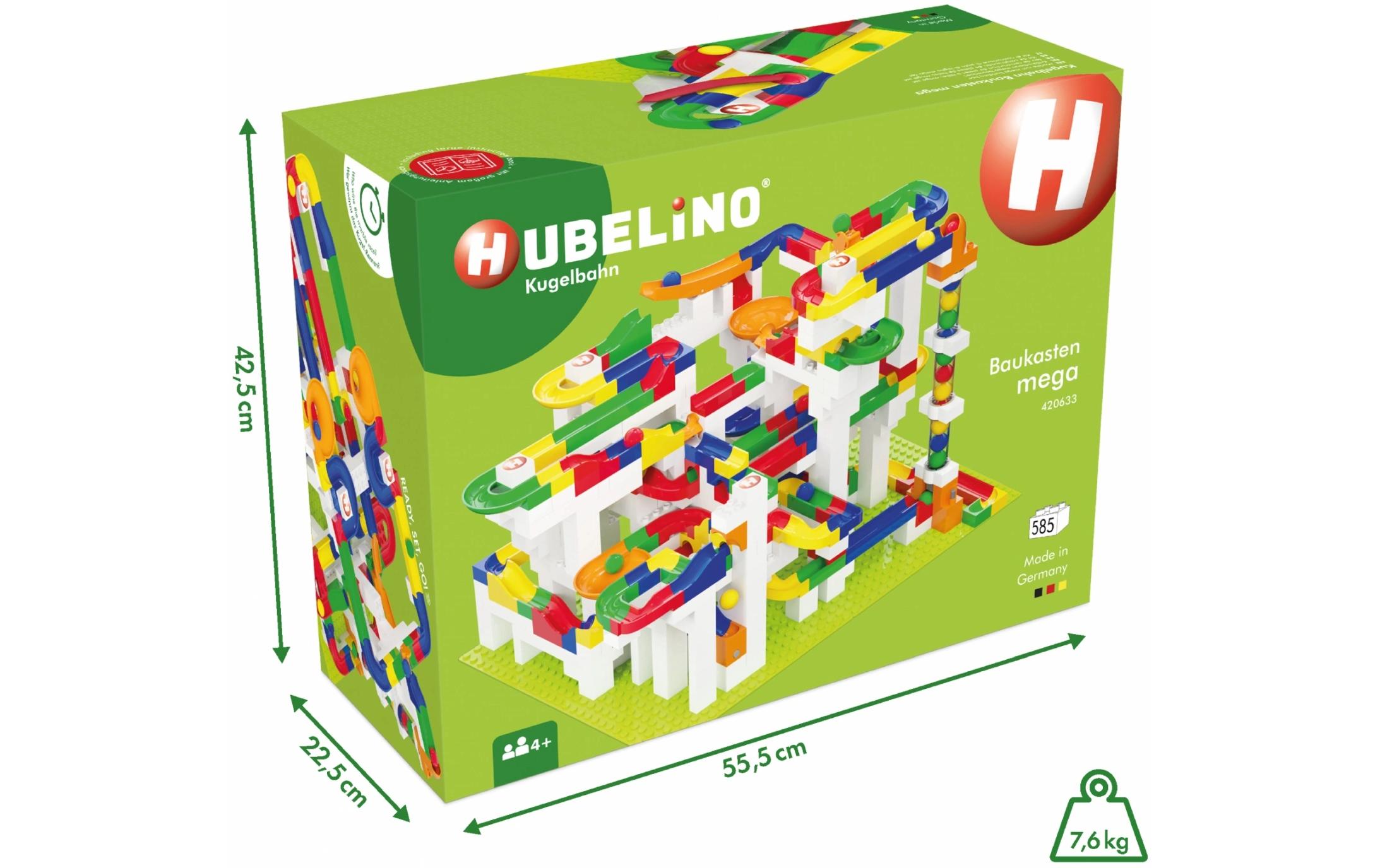 Kugelbahn Baukasten Mega 585 Teile<br>DIY Kugelbahn