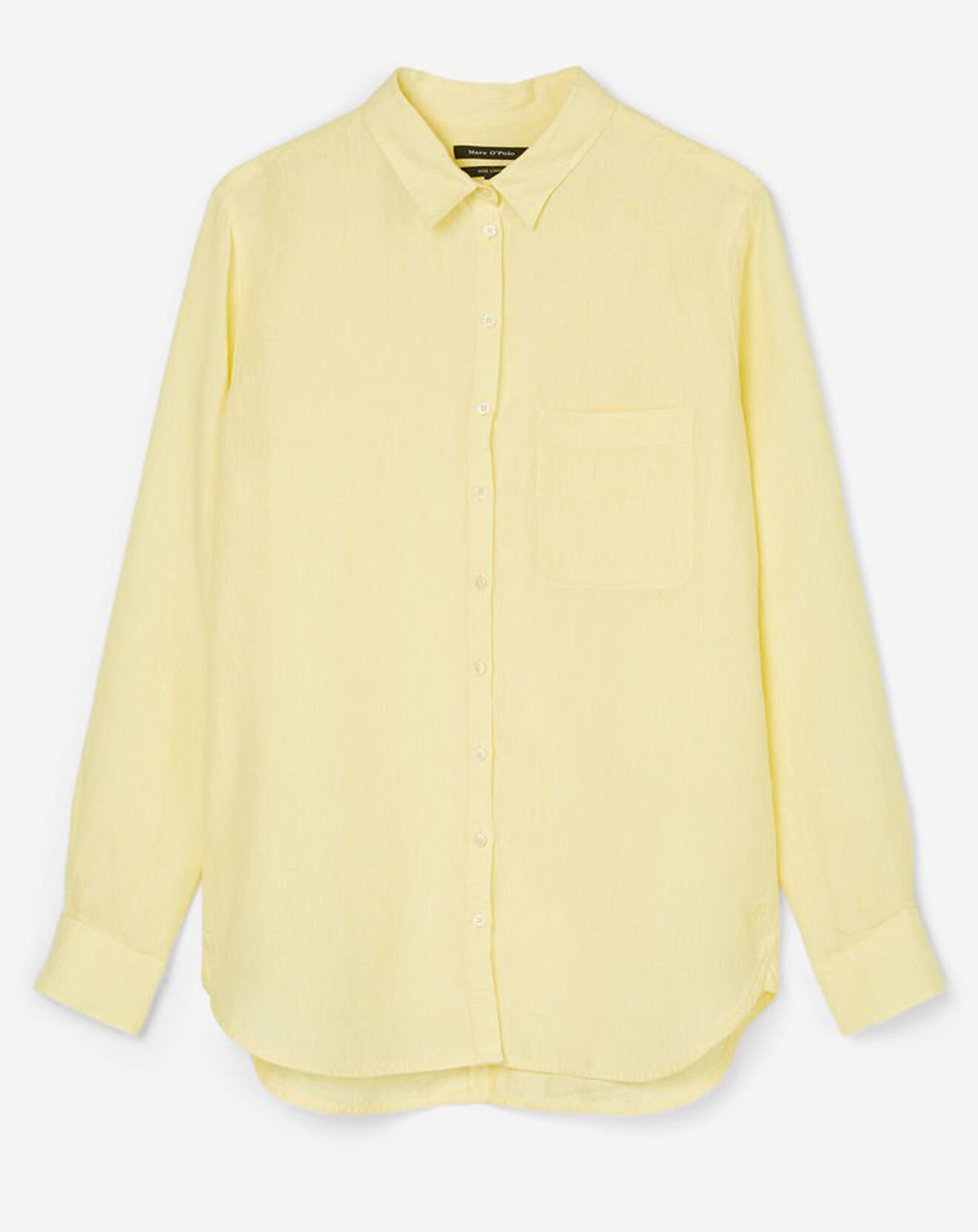 Marc O'Polo Chemise 100% Lin Maria jaune