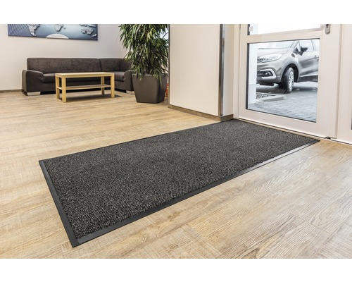 Deurmat op maat, grafietbeige, 90 cm breed (per meter verkocht)