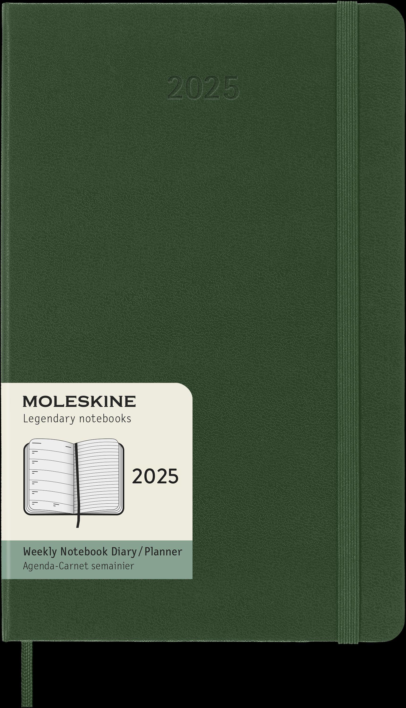 Moleskine 12 Monate Wochen Notizkalender 2025, Large/A5