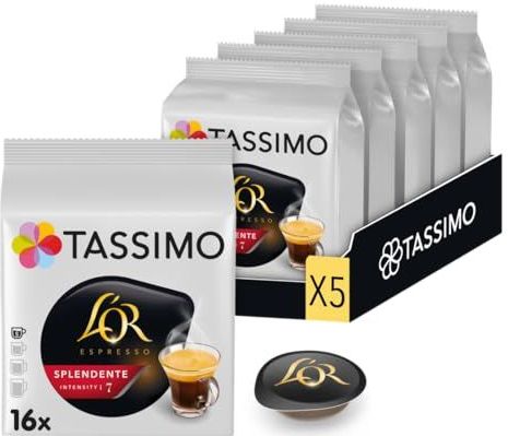Tassimo - L'OR Splendente - Koffiepads - 80 Stuks - Espresso
