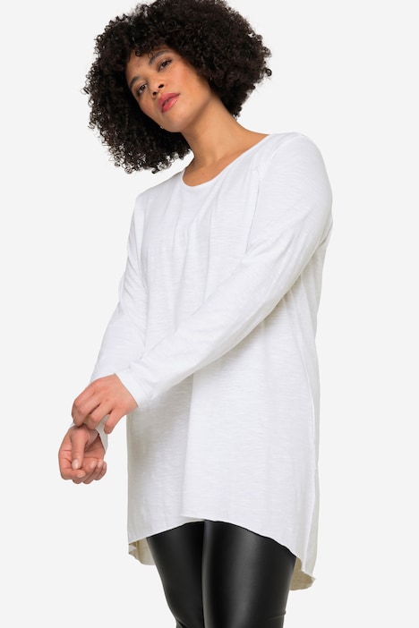 Longshirt, bequeme Passform, Rundhals, Langarm