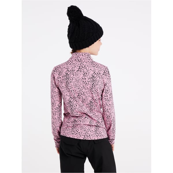 Sweat polaire PROTEST PRTVESH JR 1/4 ZIP TOP CAMEO PINK