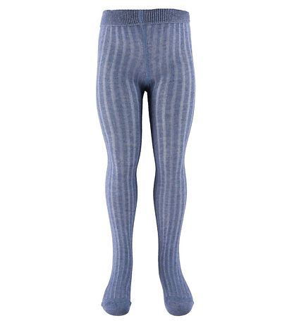 Minymo trømpebukser - 2-pak - Solid Rib - Navybl?/Bl?meleret