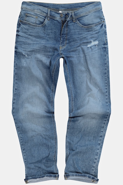 STHUGE Jeans FLEXLASTIC®, Denim, 5-Pocket, destroyed, Straight Fit, bis Gr. 70/35