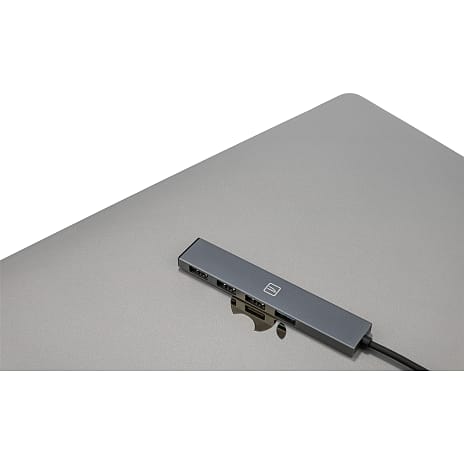 Tucano 4-i-1 USB-A Hub USB 3.0/2.0 - grå