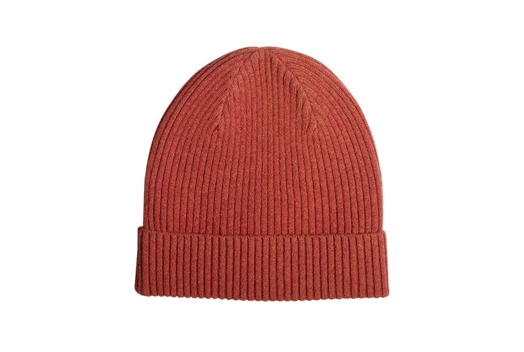 Bonnet laine homme Rouge Ambre - BENNETH