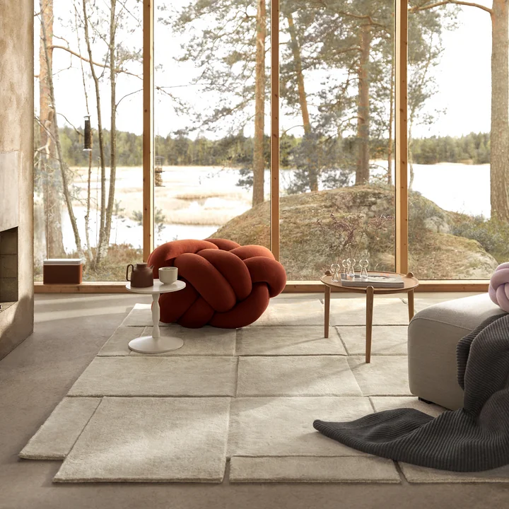Design House Stockholm - Knot Kissen XL, grau