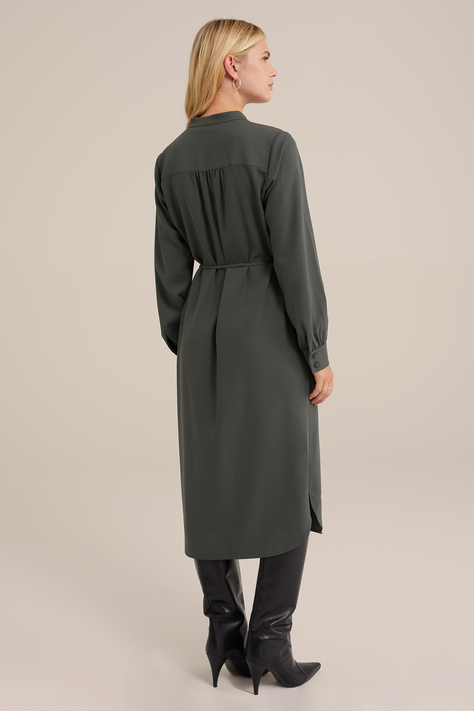 jurk WE Fashion Mosgroen