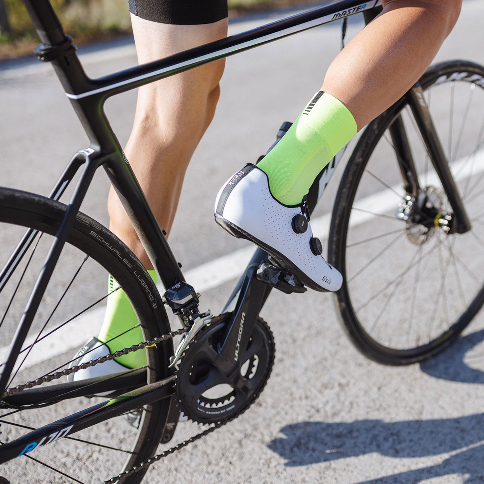 GripGrab Lightweight SL Summer Fietssokken Hi-Vis Geel